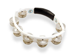 LP White Cyclops Handheld Tambourine LP152