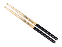 Baguettes de batterie HeadHunters MG CC Maple Grooves avec Grip