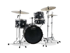 DW Design Series Mini Pro 4 Piece Shell Pack Black Satin DDLM1804BL