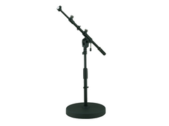 Support de microphone à perche télescopique à profil bas et base ronde de Tama Iron Works