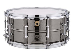 Ludwig 6.5x14 Black Beauty Hammered w/ Tube Lugs Snare Drum LB417KT