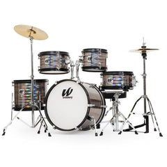Westbury 5 PC Junior Prismatic Finish Drum Kit W/ Hardware, Cymbals & Throne