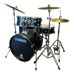 Yamaha Rydeen 5PC 10 12 14SN 16FL 22BD W/Cymbals/HW/Throne USED